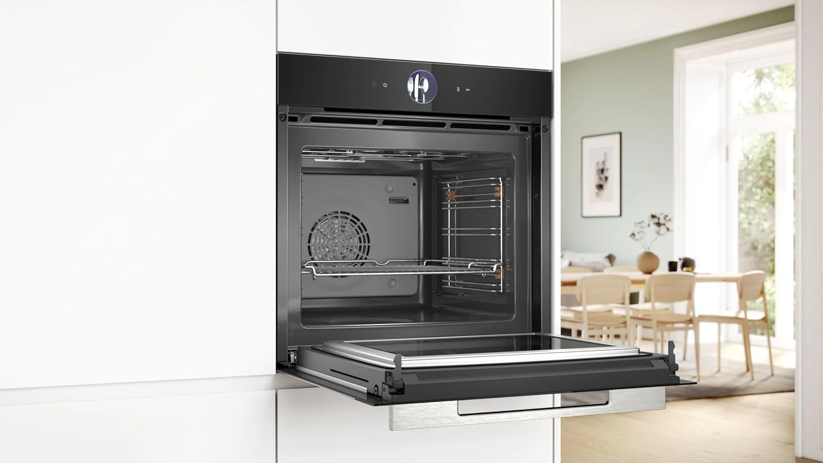 Bosch Microonde incasso HMG7361B1 Bosch HMG7361B1 Serie 8 Forno combinato con microonde Smart Nero