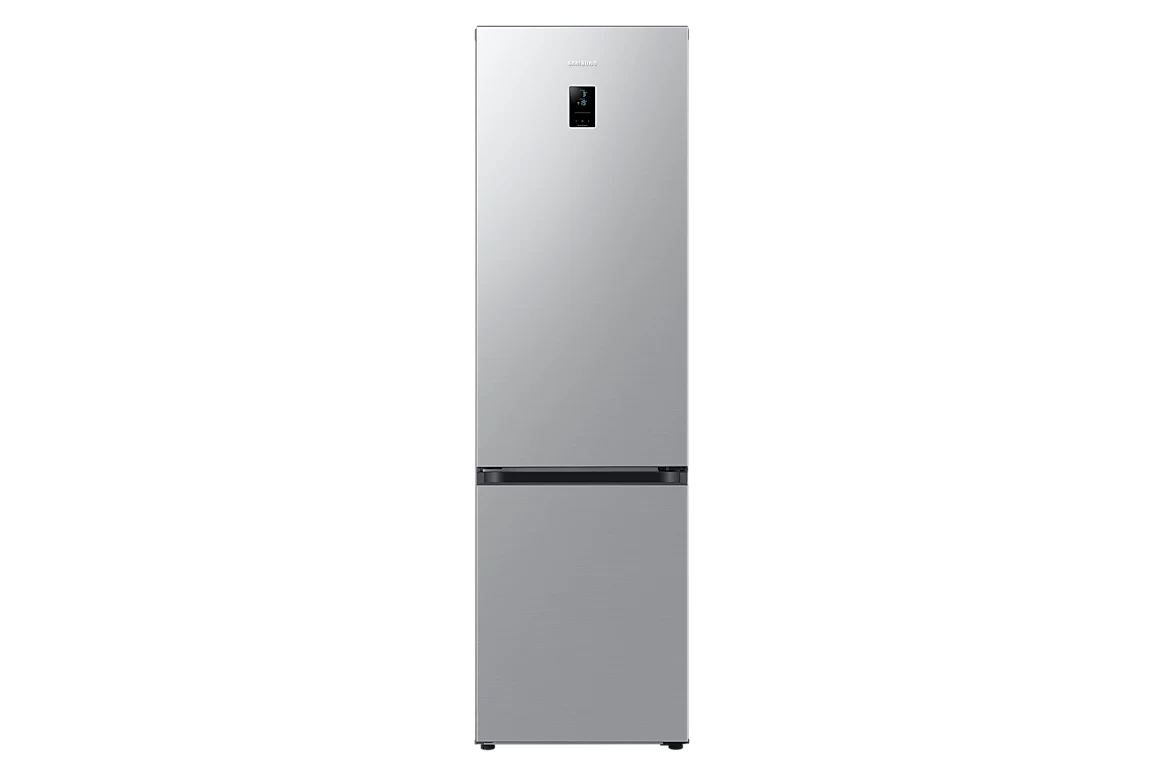 Samsung Frigorifero sottobase RB38C672CSA EcoFlex AI Frigorifero Combinato, WiFi, SpaceMax, Total no Frost, Digital Inverter, 390 L, LxAxP: 59.5 x 203 x 65.8 cm, Silver Inox (Ricondizionato)