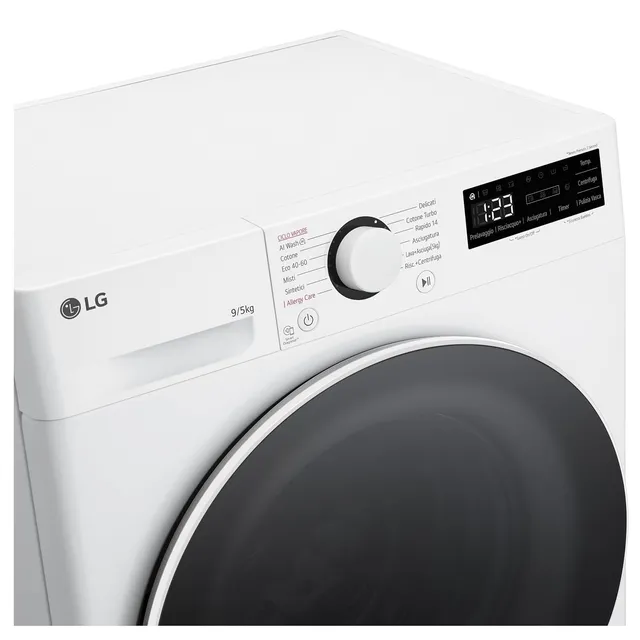 LG Lavasciuga incasso 9/5kg Lavasciuga Slim , Serie R5, Classe A -10%/E - D2R5S09TSWW