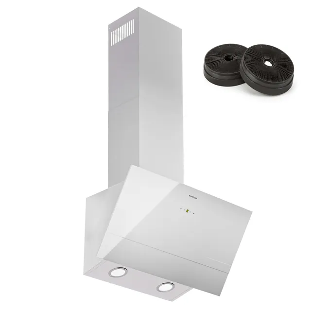 Klarstein Cappa cucina incasso 60cm Cappa Aspirante a Incasso , Cappa Cucina con Filtro, Cappa Cucina in Alluminio Lavabile in Lavastoviglie, Cappa Incasso con Flusso d'Aria 305m³/h, LED, Cap
