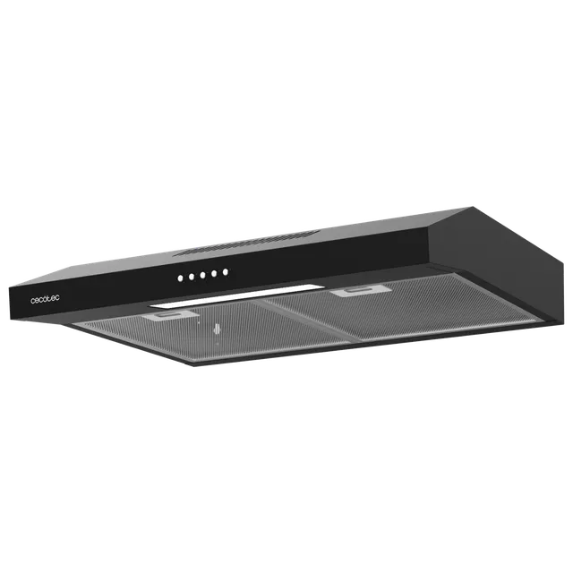Cecotec Cappa cucina downdraft 220m3 Cappa aspirante 60 cm di larghezza Bolero Flux CM 602200 Black 