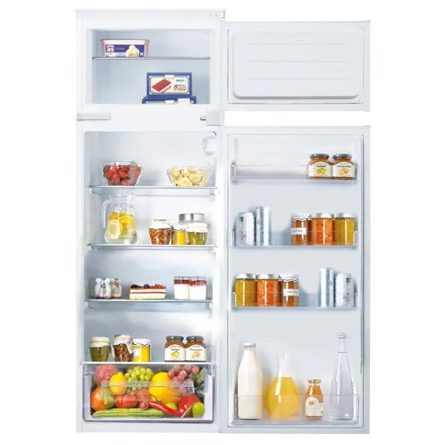 Candy Frigorifero incasso monoporta CTM516EW Kriò Suite Frigorifero da Incasso 242L (201L Frigo + 41L Freezer Alto), Statico, Porte Reversibili, Silenzioso 39 dB, 157,5x54x54,5 cm (AxLxP)