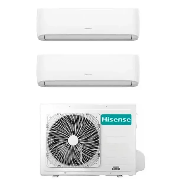 Hisense Climatizzatore canalizzato 2AMW42U4RGC Climatizzatore Condizionatore Inverter Hi Comfort Wi-Fi Dual Split 9000+12000 Btu R-32 A++