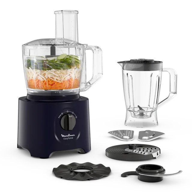 Moulinex Robot da cucina 800 W 25 Robot da cucina multifunzione Easy Force, 800 W, 25 funzioni, 2 ve