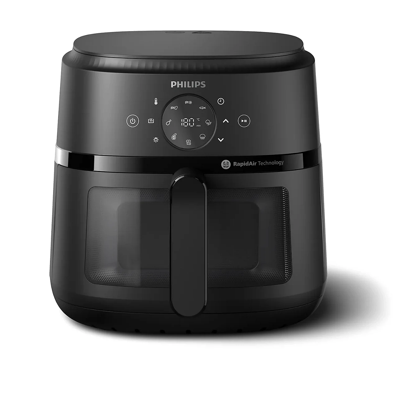 Philips Friggitrice ad aria 2000 Airfryer Serie – Friggitrice 6,2L Con Finestrella di cottura, RapidAir, 13 Modalità di Cottura, 90% di Grassi in Meno, Facile da Pulire, Touchscreen, Risparmio