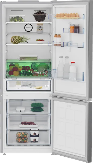 Beko Frigorifero combinato B5RCNE565HXP Frigorifero Combinato No Frost, 490 Litri, Inox, Classe Ener