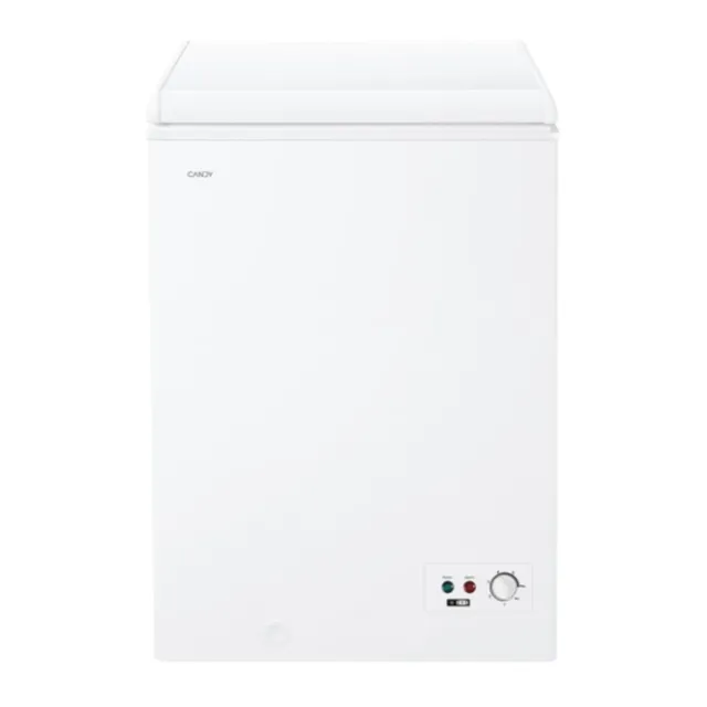 Candy Congelatore CCHH 100E Artico, , Congelatore a pozzetto, Libera Installazione, 97 Litri, 39/C dB, Funzione Artico, Connesso, Bianco, AxLxP 84,5x54,5x49 cm [Classe di efficienza energe