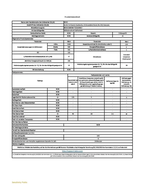 Beko Frigorifero incasso combinato BDSA250K4SN b100 - Frigorifero/congelatore integrabile, capacità 