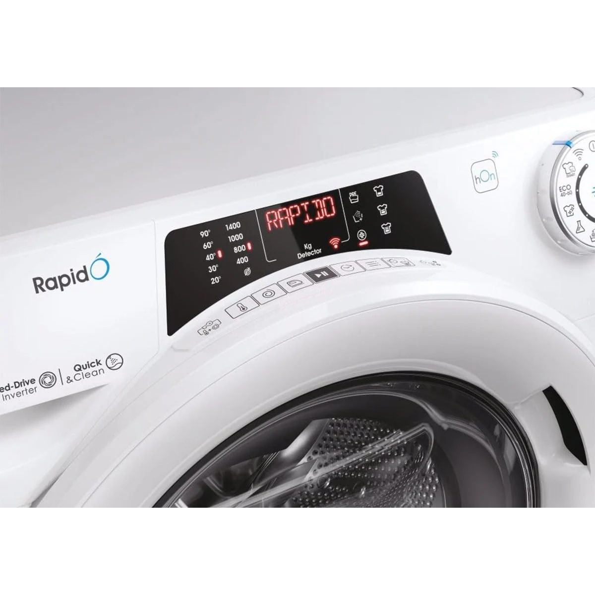 Candy Lavatrice incasso 496DWM7 RapidÓ Lavatrice 9 Kg 1400 RPM Classe A-15% WiFi App hOn Motore Inve