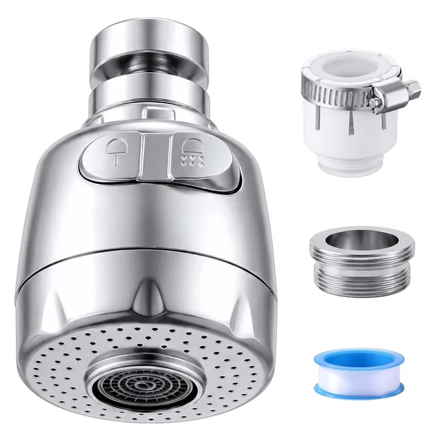 Vinabo Miscelatore 360° 2 Rompigetto Rubinetto Cucina, Aeratore Modalità