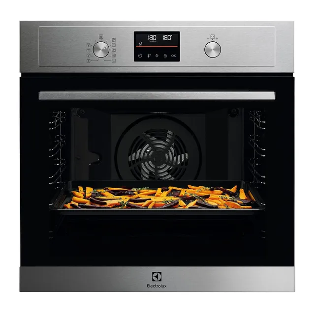 Electrolux Forno incasso EOM4P46TX Serie 700 Forno da Incasso Multifunzione Pirolitico, Capacità 72 