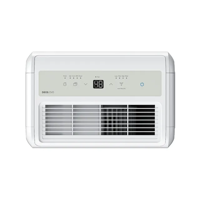 Ariston Deumidificatore DEOS 10 EVO Deumidificatore Casa Muffa Portatile 10L/24h con Ruote, Bagno e 