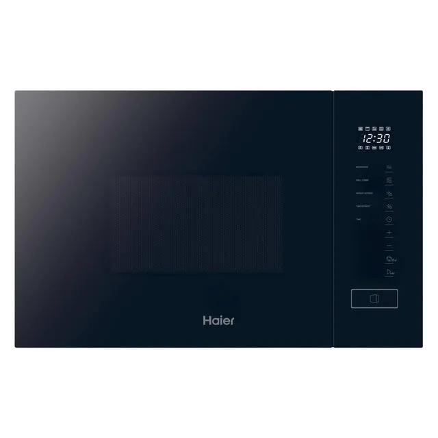 Haier Microonde incasso 2&4 H38FMWID4ID27N​ Serie Microonde integrabile con grill, 20 L, Potenza 1450 W, Potenza Grill 1000 W, 8 livelli di potenza, 6 funzioni, interfaccia touch, 8 Automenus, Blocco sicu