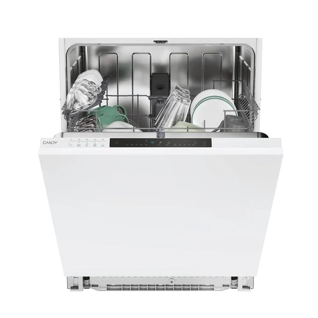 Candy Lavastoviglie 3E7L0W2 Rapidò CI , Lavastoviglie Integrabile 60 CM, 13 Servizi, Digitale, Wi-Fi, 5 Programmi, Motore Inverter, Indicatore Mancanza di Sale, Indicatore Fine Ciclo, Iniz