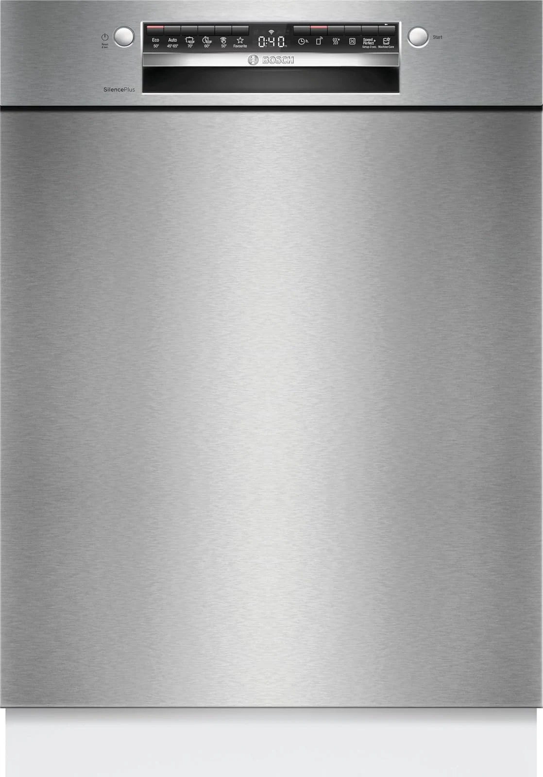 Bosch Lavastoviglie SMU4ECS28E serie 4, lavastoviglie Smarter sottopiano 60 cm, cassetto posate, lavabile in lavastoviglie, prodotto in Germania, particolarmente silenzioso, asciugatura extra