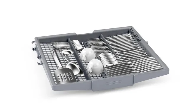 Bosch Lavastoviglie SMU4ECS28E serie 4, lavastoviglie Smarter sottopiano 60 cm, cassetto posate, lav