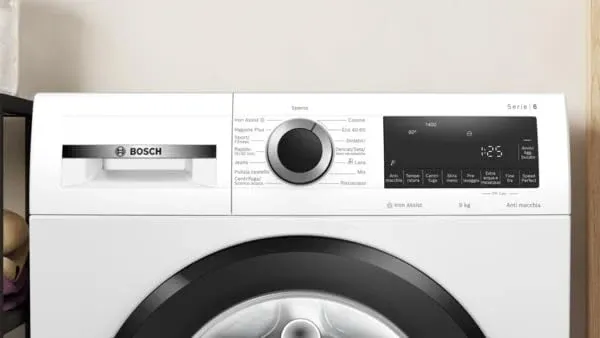 Bosch Lavatrice incasso WGG244Z0IT Serie 6, Lavatrice a carica frontale, capacità 9 kg, 1400 rpm, Ir