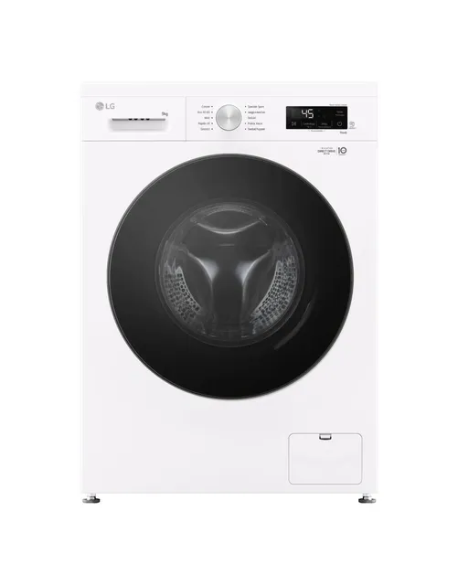 LG LG Lavatrice incasso F4NX1009NWB Lavatrice 9 kg a Carica Frontale Serie X1, Classe A, 1400 giri, Wi-Fi, 6 Motion Direct Drive, Lavaggio a Vapore Allergy Care, Libera installazione, Essence Whit