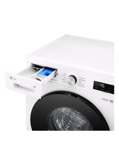 LG Lavatrice incasso F4NX1009NWB Lavatrice 9 kg a Carica Frontale Serie X1, Classe A, 1400 giri, Wi-