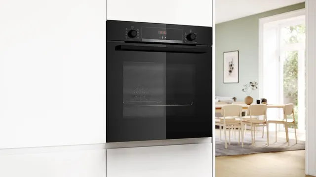 Bosch Forno incasso HBA534BB3 Serie 4 Forno con Pulizia Idrolitica, Nero
