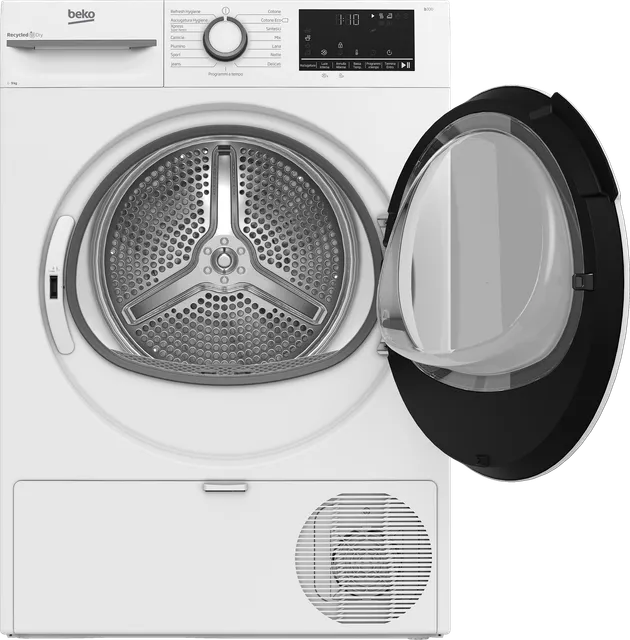 Beko Asciugatrice incasso BMT491WI Asciugatrice Capacità 9 Kg Motore Inverter Classe Energetica A+++