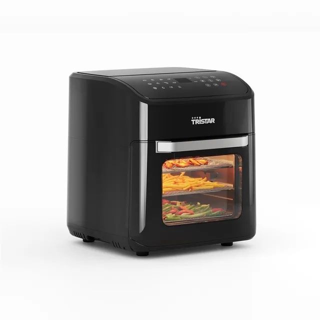 Tristar Friggitrice ad aria 12 L Friggitrice ad Aria con Funzione Mini Forno, Airfryer 2 in 1 Ventil