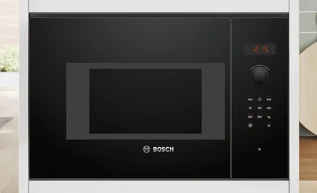 Bosch Microonde incasso BFL523MB1F Serie 4, Microonde, Incassabile, Nero