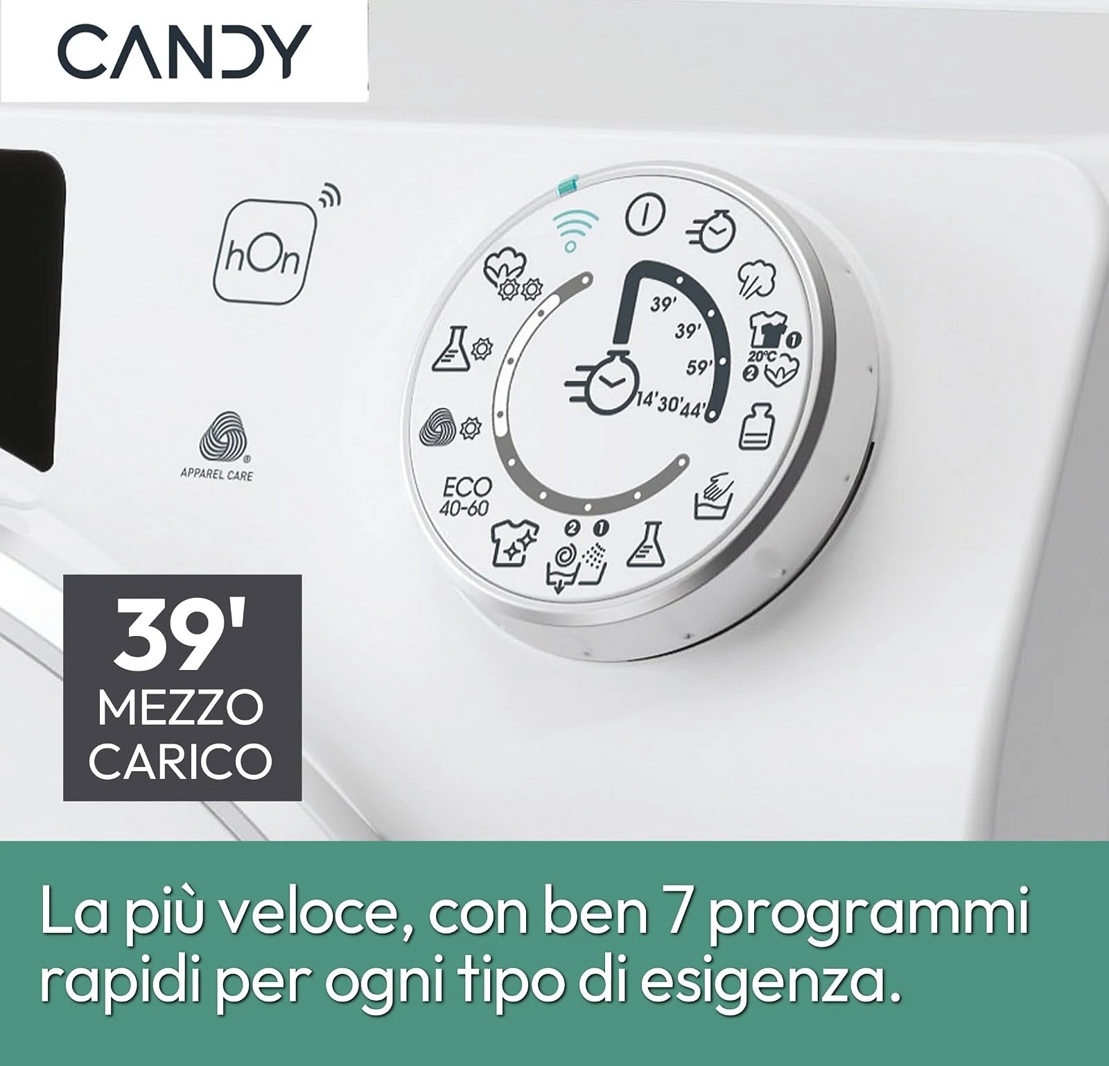 Candy Lavasciuga incasso 4856DWMS7-S RapidÓ Lavasciuga 8+5 Kg, 1400 Giri, Motore Inverter, Funzione