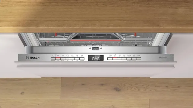 Bosch Lavastoviglie integrata parziale SMH4ECX27E Serie 4 Lavastoviglie incasso a scomparsa totale C