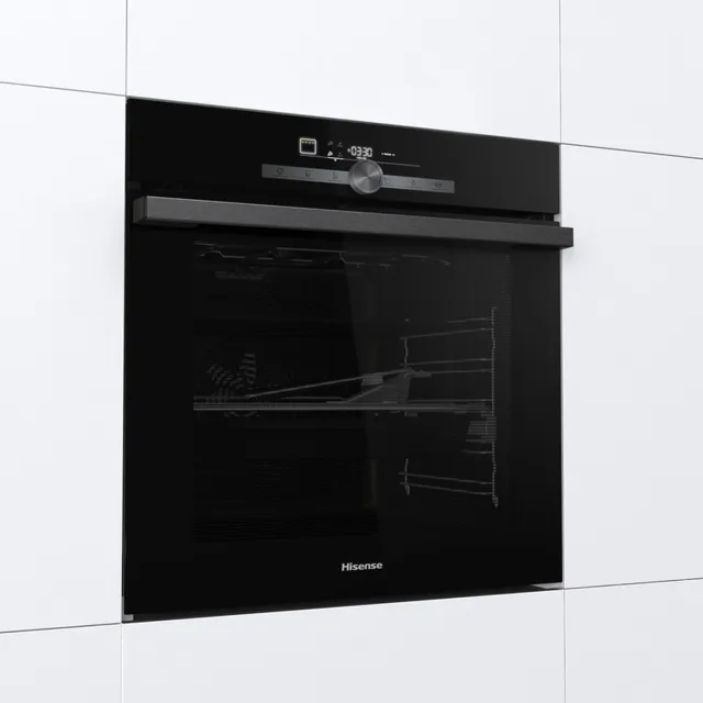 Hisense Forno incasso BI350BGPZ Forno da incasso, Funzione pizza 3:30 min a 350°, teglia antiaderent