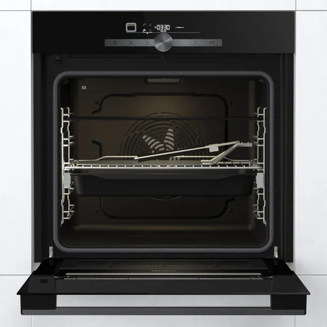Hisense Forno incasso BI350BGPZ Forno da incasso, Funzione pizza 3:30 min a 350°, teglia antiaderent