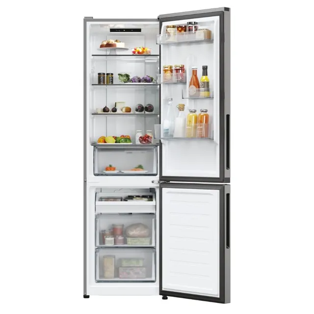Candy Frigorifero french door 300 CNCQ2T518EX City Fresco - Frigorifero combinato, 280 l, larghezza 