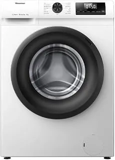 Hisense Lavatrice slim WF1Q1041BW Lavatrice, classe A, 10 kg, 1400 giri/min, altezza 84,5 cm x larghezza 59,5 cm, colore bianco, funzione vapore 99,9%, lavaggio rapido +, lavaggio automatico, fi