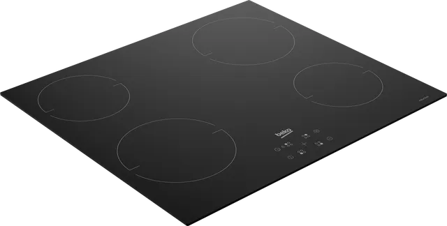 Beko Piano cottura gas HII64401QT Piano cottura induzione, 4 fuochi, 59x52 cm, Nero