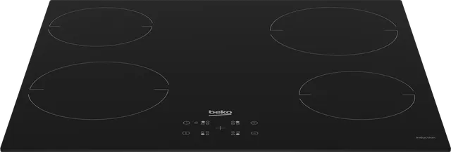 Beko Piano cottura gas HII64401QT Piano cottura induzione, 4 fuochi, 59x52 cm, Nero