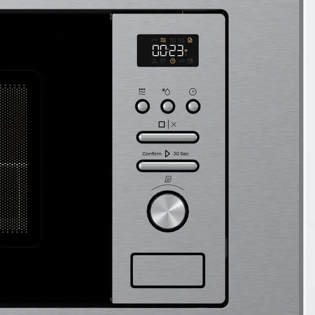 Hisense Microonde incasso BIM320G41X Microonde integrabile, 1000 W, 20 l, altezza 38,8 cm x larghezz