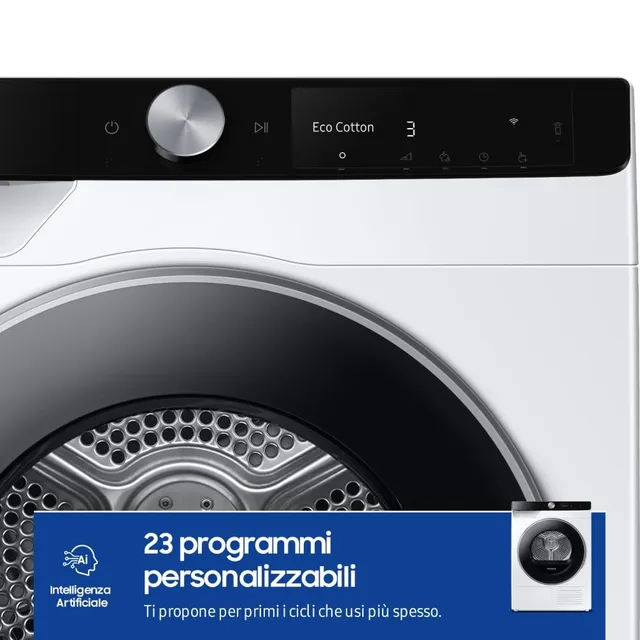 Samsung Asciugatrice incasso DV90DG6845LEU3 9 Asciugatrice AI Control DV90DG6845LEU3, 9 kg, Pompa di