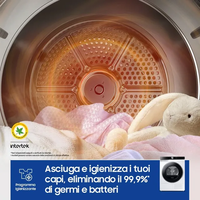 Samsung Asciugatrice incasso DV90DG6845LEU3 9 Asciugatrice AI Control DV90DG6845LEU3, 9 kg, Pompa di