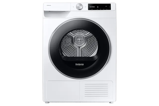 Samsung Asciugatrice incasso DV90DG6845LEU3 9 Asciugatrice AI Control DV90DG6845LEU3, 9 kg, Pompa di Calore, Wifi, AI Dry, Air Wash, Tecnologia Optimal Dry, Carica Frontale, 60L x 85H x 60P cm
