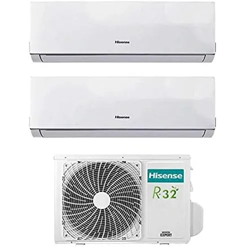 Climatiseur Climatizzatore triple split 9000 + 12000 Dual Split Btu, Classe A++/A++ Gaz R32 Série Si