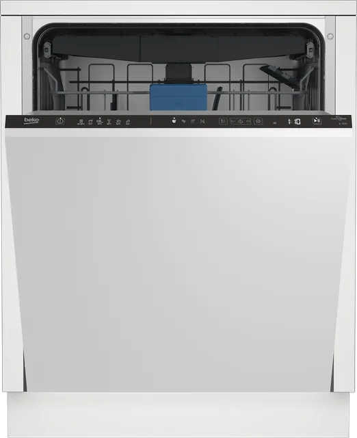 Beko Lavastoviglie 44dBA b300 Lavastoviglie a Scomparsa Totale 60 cm, Classe D, , 15 coperti, 6 programmi, Cerniere Sliding