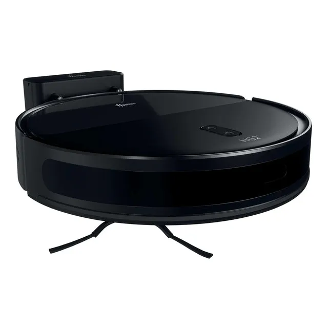 Hoover Robot aspirapolvere HG2Z30H HG2 Robot Aspirapolvere e Lavapavimenti Hydro, Ultra-Sottile – Potente Aspirazione da 5000Pa, Pulizia sotto i Mobili, Navigazione Laser, Fino a 160 Minuti di Au