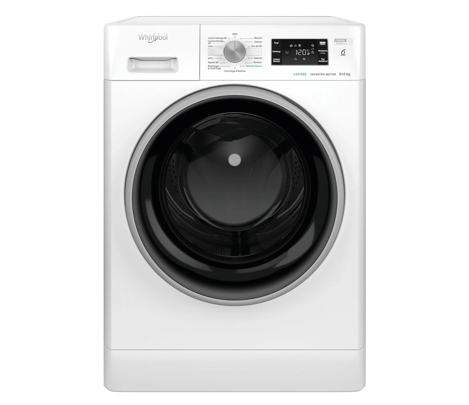 Whirlpool Lavasciuga incasso FFWDB 964489 BSV IT – Lavasciuga 9+6 Kg Carica Frontale