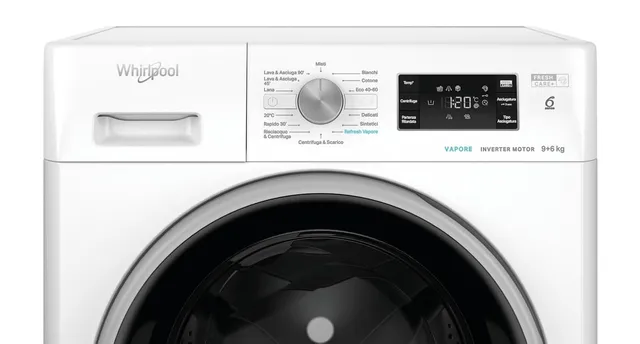 Whirlpool Lavasciuga incasso FFWDB 964489 BSV IT – Lavasciuga 9+6 Kg Carica Frontale
