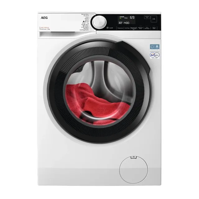 AEG Lavatrice slim 7000 Lavatrice Carica Frontale Serie ProSteam, 9 kg, LR7FD94, Vapore Refresh, Tecnologia PreciseWash, Cesto Care Drum, Classe Energetica A, Motore Inverter, 1351 gir