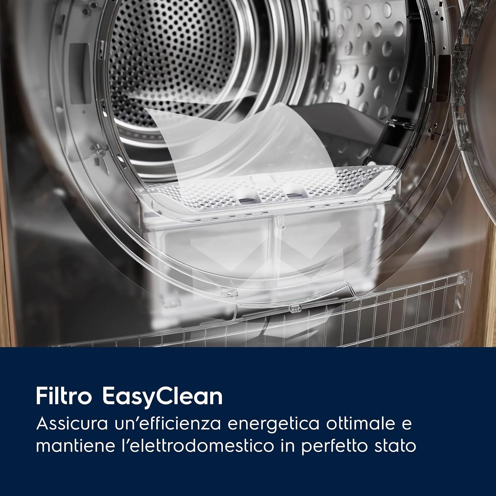 Electrolux Asciugatrice EW6HCH19G Asciugatrice Pompa di Calore 9 kg SensiCare Serie 600