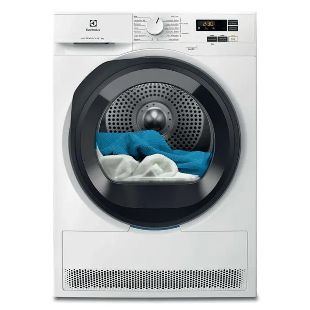 Electrolux Asciugatrice EW6HCH19G Asciugatrice Pompa di Calore 9 kg SensiCare Serie 600