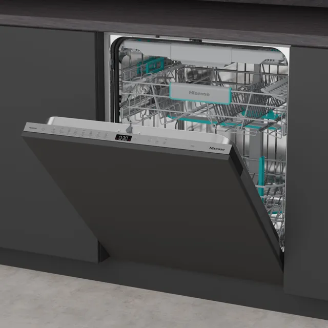 Hisense Lavastoviglie incasso HV16B Hisense HV16B Lavastoviglie integrata classe B 16 coperti 40 dB