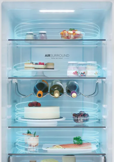 Haier Frigorifero doppia porta 2D 60 Serie 3 Frigorifero Combinato 377L (258L Frigo + 119L Freezer),