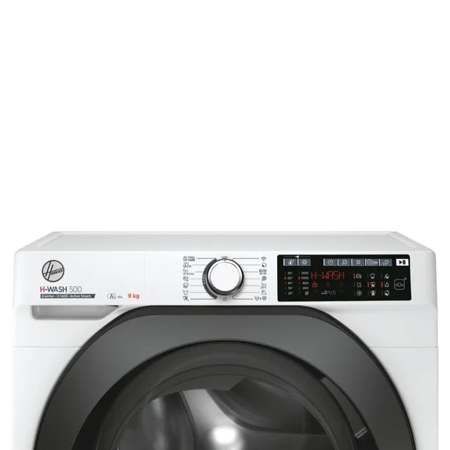 Hoover Lavatrice carica frontale 49AMBC7 H-WASH 500 Lavatrice 9 Kg, 1400 Giri, Classe A -15%, Motore